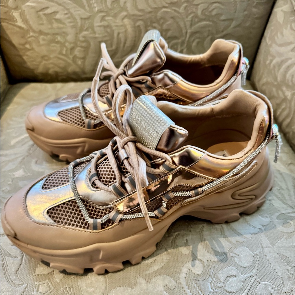Steve Madden Chunky Metallic Women's Sneakers Size 10